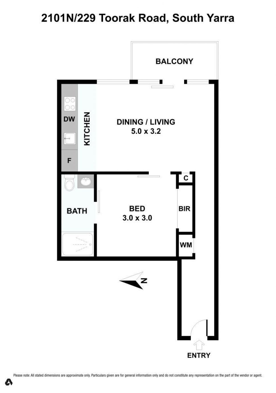 Little Real Estate 1 Bedroom Apartment For Sale 2101N/229 Toorak…