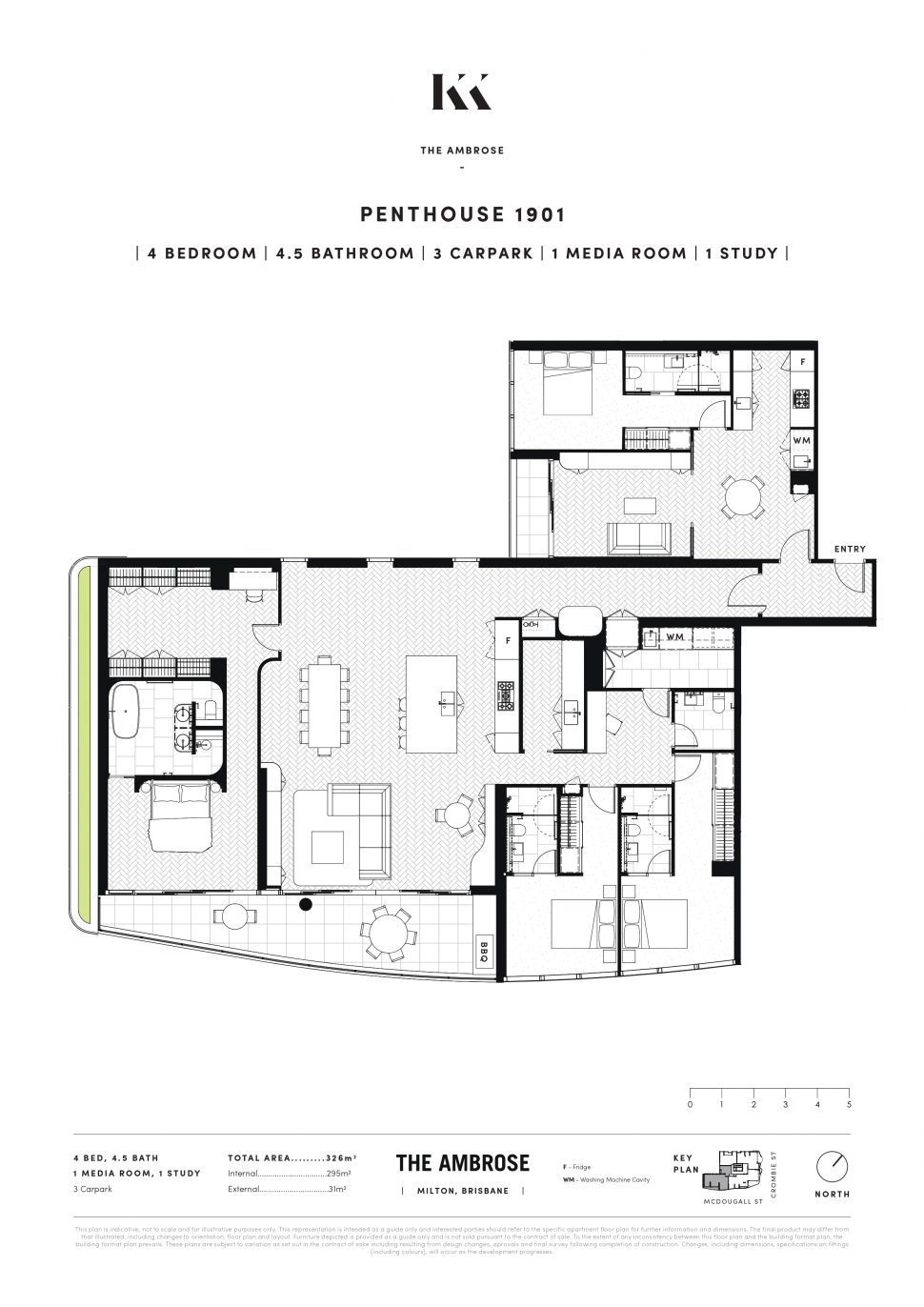 4 Bedroom Apartment For Sale 1923 Mcdougall Street MILTON QLD