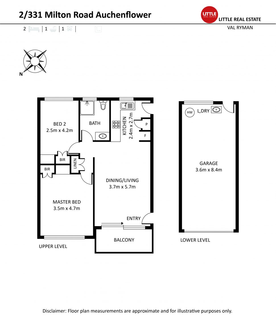 Little Real Estate 2 Bedroom Unit For Sale 2/331 Milton Road…