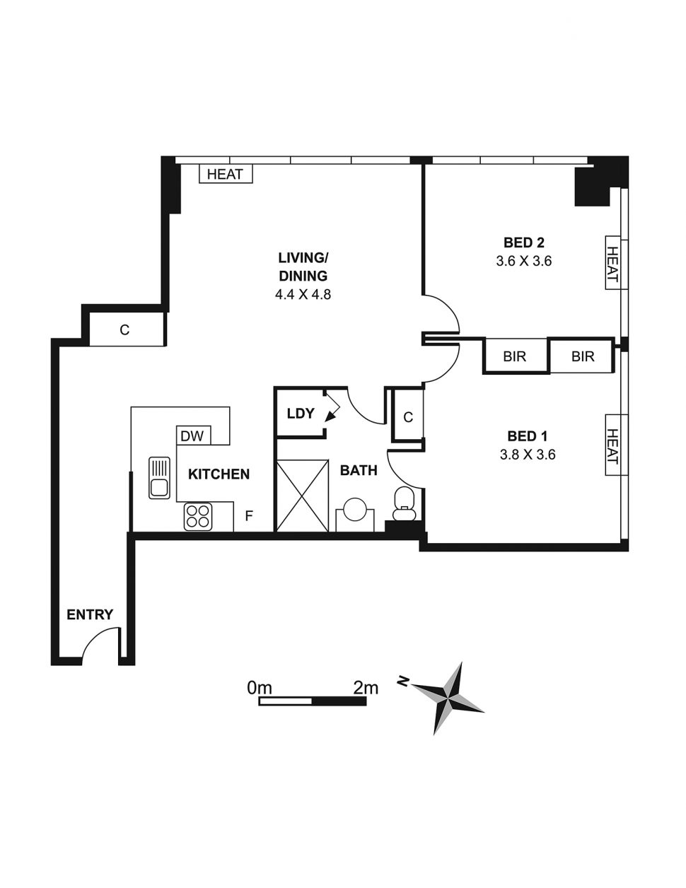 2 Bedroom Apartment For Sale 1406/250 Elizabeth Street MELBOURNE VIC