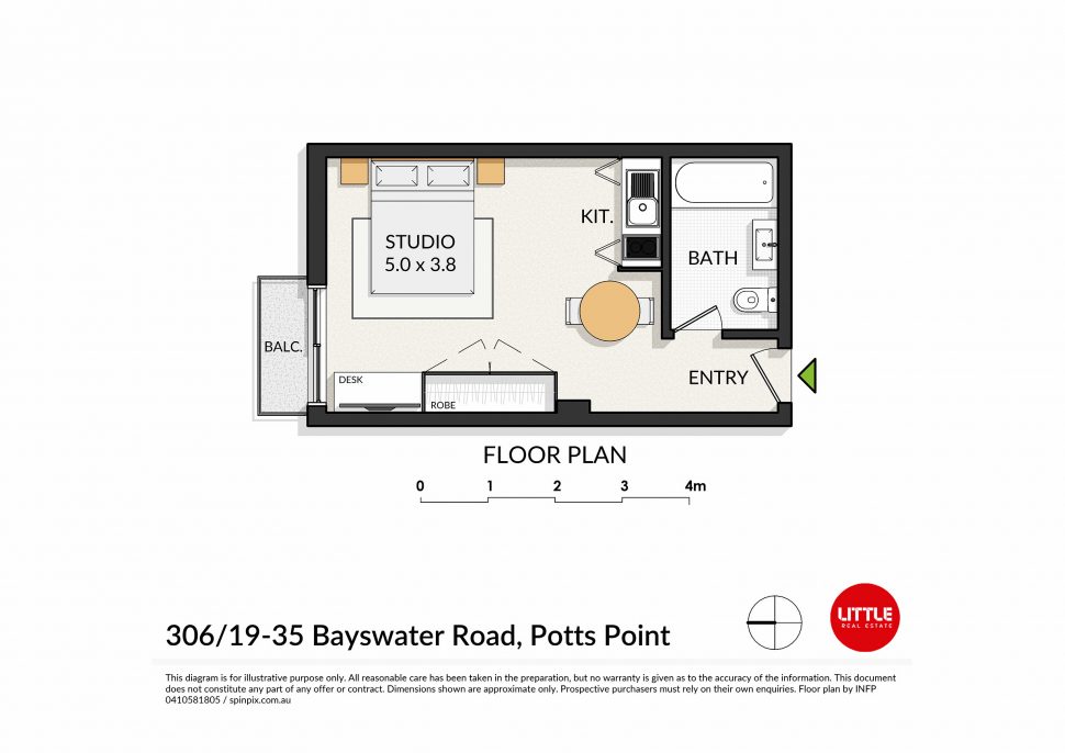 0 Bedroom Studio For Sale 306/1935 Bayswater Road POTTS POINT NSW