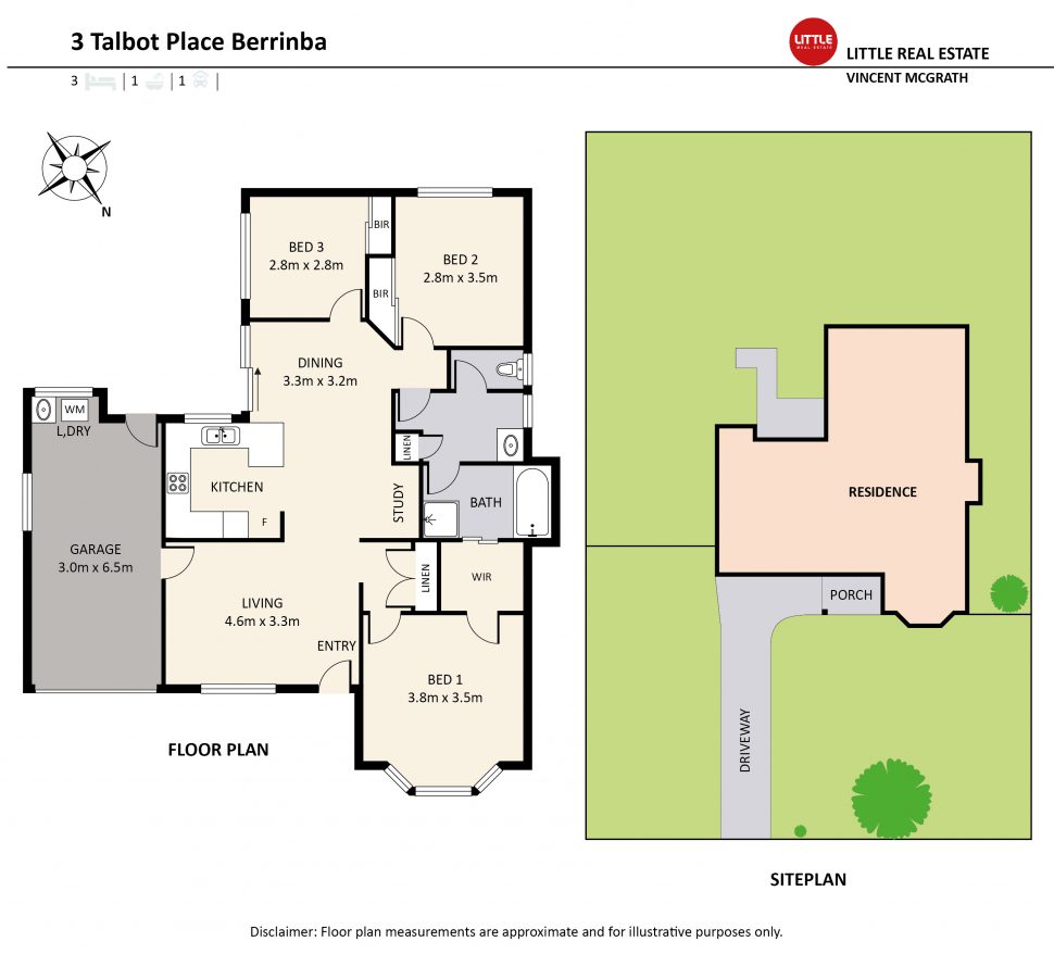 3 Bedroom House For Sale 3 Talbot Place BERRINBA QLD Little Real