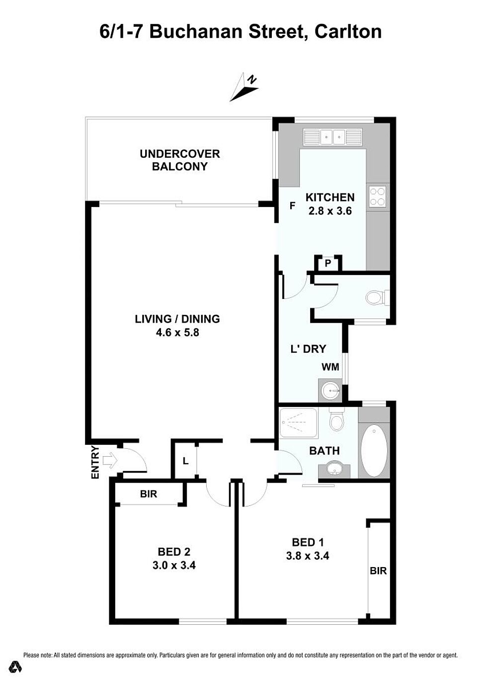 Little Real Estate 2 Bedroom Unit For Rent 6/17 Buchanan Street…